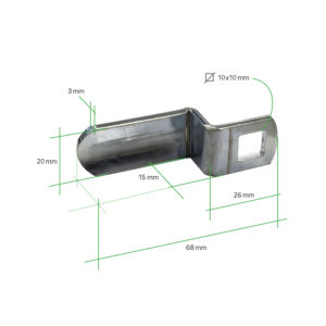 Leva 20x3 per serratura PF MC0010 AD Produzione