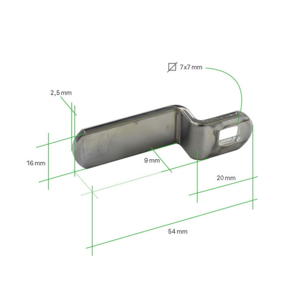 Leva per serratura PF MC0087-A AD Produzione