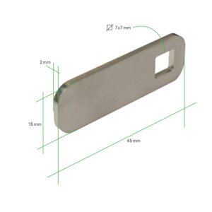 Leva per serratura PF piana MC0087 AD Produzione