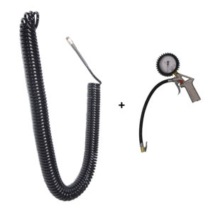 Kit prodotto gonfia gomme con manometro su pistola AD Produzione